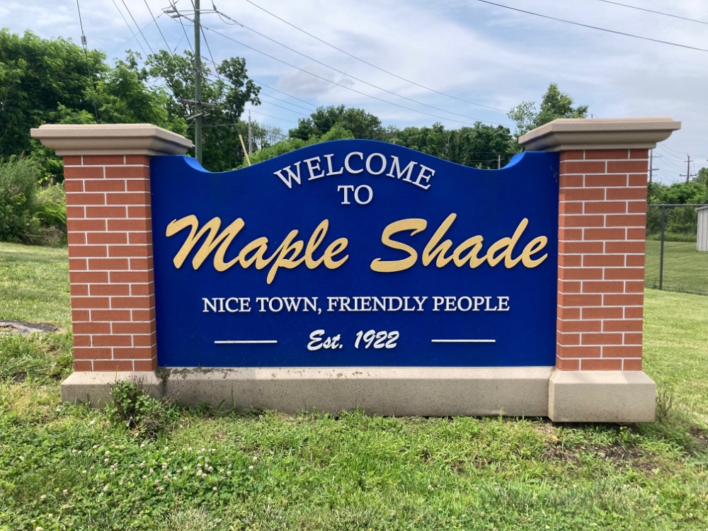 Maple Shade Sign